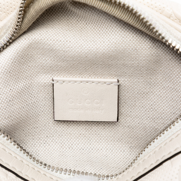 Pre-Loved Gucci GG Embossed Perforated Leather Belt Bag - Picture 5 of 7